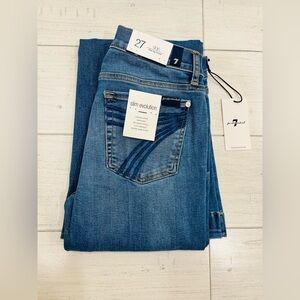 7 For All Mankind Dojo Original Jeans Women's Flare Leg Trousers NWT Size 27